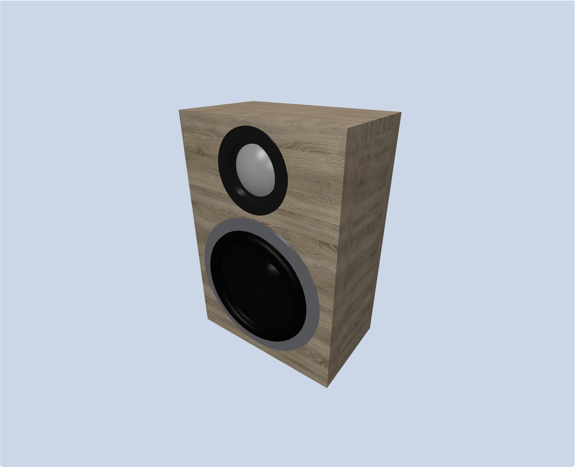 Comparison of speaker enclosure finishes and material tinting options