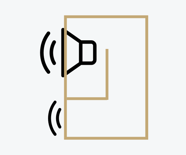 Schematic representation of a transmission-line enclosure