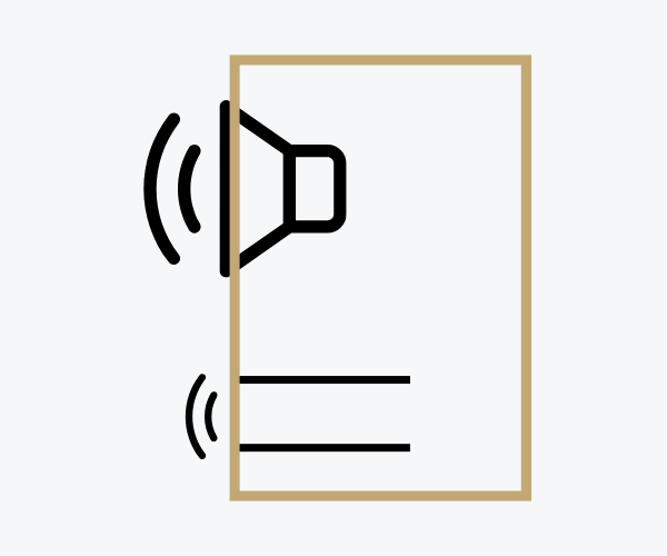 Schematic representation of a bass-reflex (ported) enclosure