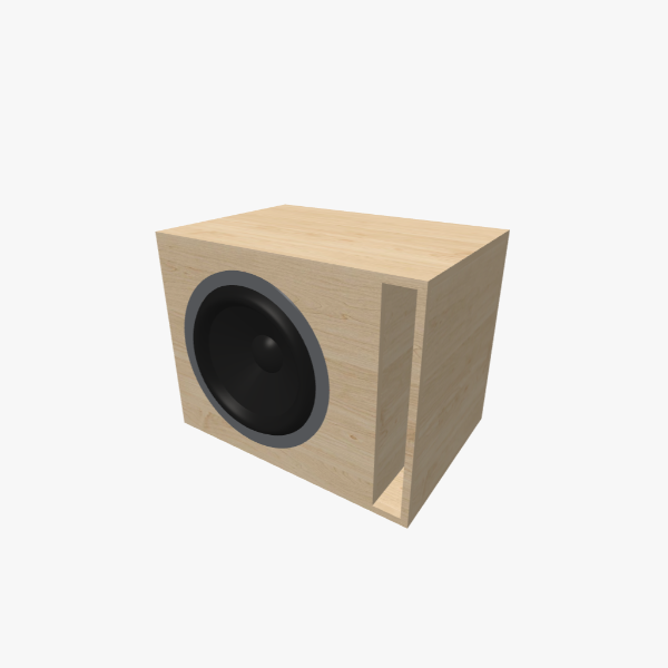 Caja Bass-Reflex / ventilada para Subwoofer de 15 pulgadas - 85 L / 32 Hz