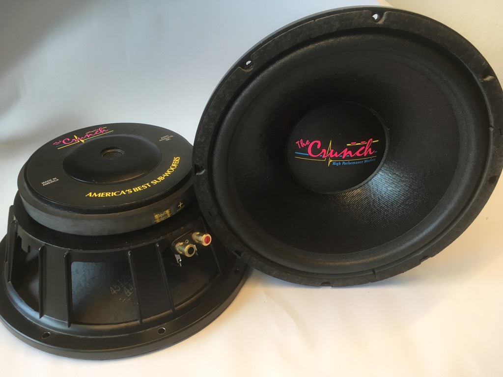 the crunch high performance woofers