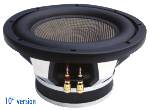 Jaycar CS-2278-10 PRECISION RESPONSE CARBON FIBRE SUBWOOFER
