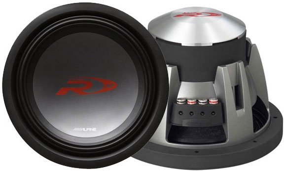 Subwoofer Alpine SWR-1042D specifications.