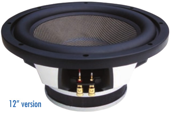 Jaycar CS-2279-12 PRECISION RESPONSE CARBON FIBRE SUBWOOFER